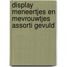 Display meneertjes en mevrouwtjes assorti gevuld door Roger Hargreaves