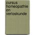 Cursus Homeopathie en Verloskunde