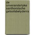 De Onveranderlyke Santhorstsche Geloofsbelydenis