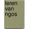 Leren van NGOs door Phil Compernolle