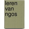 Leren van NGOs by Phil Compernolle