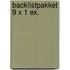 Backlistpakket 9 x 1 ex.