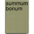 Summum bonum