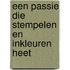 Een passie die stempelen en inkleuren heet
