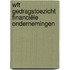 WFT gedragstoezicht financiële ondernemingen