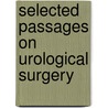 Selected passages on urological surgery door Sergio Musitelli