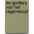 De gorilla's van het regenwoud