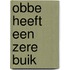 Obbe heeft een zere buik