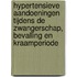 Hypertensieve aandoeningen tijdens de zwangerschap, bevalling en kraamperiode