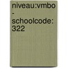 niveau:VMBO - schoolcode: 322 by Unknown