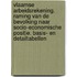 Vlaamse arbeidsrekening. raming van de bevolking naar socio-economische positie. basis- en detailtabellen