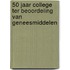 50 jaar college ter beoordeling van geneesmiddelen