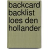 Backcard backlist Loes den Hollander door Loes den Hollander