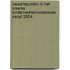 Zwaartepunten in het Vlaams kinderrechtenonderzoek vanaf 2004.