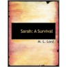 Sarah door M.L. Lord