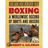 Boxing by Herbert G. Goldman