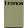 Finance by Dominicus Van Der Wijst