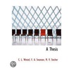 A Thesis door C.L. Wetzel