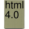 Html 4.0 door Axzo Press