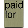 Paid for by Tba