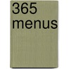 365 Menus door Authors Various