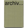 Archiv... door Verein FüR. Siebenbürgische Landeskunde