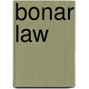 Bonar Law by Frederic P. Miller