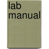 Lab Manual door David M. Buchla