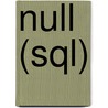 Null (sql) door Ronald Cohn