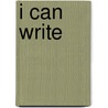 I Can Write door Simon Abbott