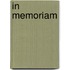 In Memoriam