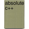 Absolute C++ door Walter Savitch
