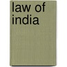 Law of India by Ronald Cohn