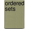 Ordered Sets door Bernd Schröder