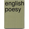 English Poesy door Hall William Winslow