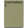 MathMatters 3 by Lynch