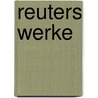 Reuters Werke door Wilhelm Seelmann