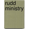 Rudd Ministry door Ronald Cohn