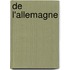 De L'allemagne