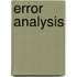Error Analysis