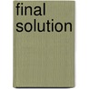 Final Solution by Richard Peck