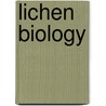 Lichen Biology by T. Nash