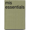 Mis Essentials by David M. Kroenke