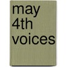 May 4th Voices door David Hassler