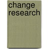 Change Research door Sanford F. Schram