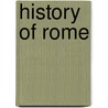 History of Rome door Théodor Mommsen