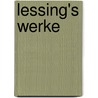 Lessing's Werke door Lessing