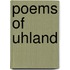 Poems Of Uhland