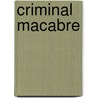 Criminal Macabre by Steve Niles