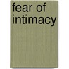 Fear Of Intimacy by Robert Firestone